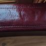 RARE Vintage "Three Bags of Finland" Burgundy Genuine Leather Crossbody / Shoulder Bag Image 5