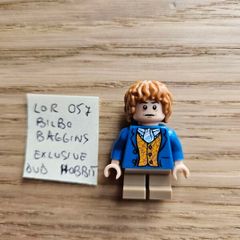 lego exclusive lor057 bilbo baggins blue coat, set hobbit DVD movie