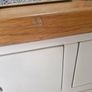 Cream and oak sideboard Image 4