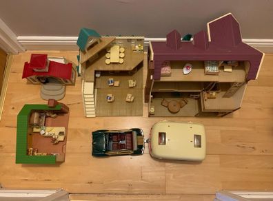 Large Sylvanian Family Collection