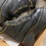 Dr.Martens Sinclair max plataform boots in black Pisa Leather Image 2