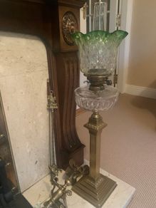 Antique oil lamp