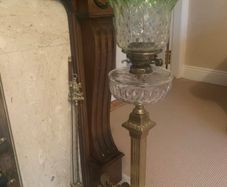 Antique oil lamp