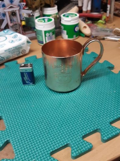 Smirnoff tankard brass