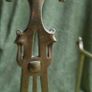 Pair of French Vintage Brass Fire Dogs Andirons Fireplace Image 9