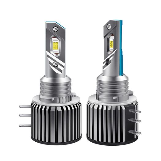 2Pcs Turbo H15 Led Bulbs Canbus 12000Lm Car Lights 12V Csp Super Bright Auto Lamps For Vw Golf Audi Kia Bmw