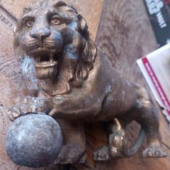 Medici lion brass, 19th Century,  1830s, Italian, D18 freepost