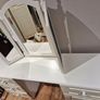 White Dressing Table with 6 Drawers Image 6