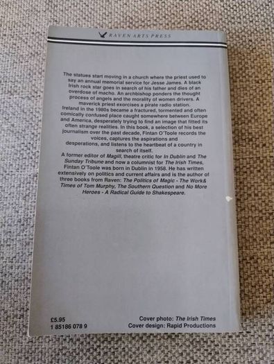 A Mass for Jesse James a journey through 1980's Ireland by Fintan O Toole in good condition FREE STANDARD POSTAGE INCLUDED