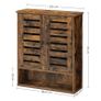 Wall cabinet with 2 doors vintage brown FREE DELIVERY Image 4