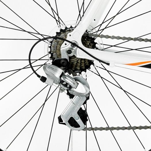 53cm Viking Vuelta STI 14 Speed 700c Wheel Gents, White/Black