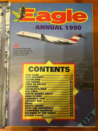 Comic: 'Eagle' annual 1990