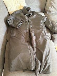 Black Bershka long coat size M