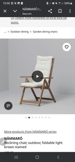 Outdoor dining table and chairs