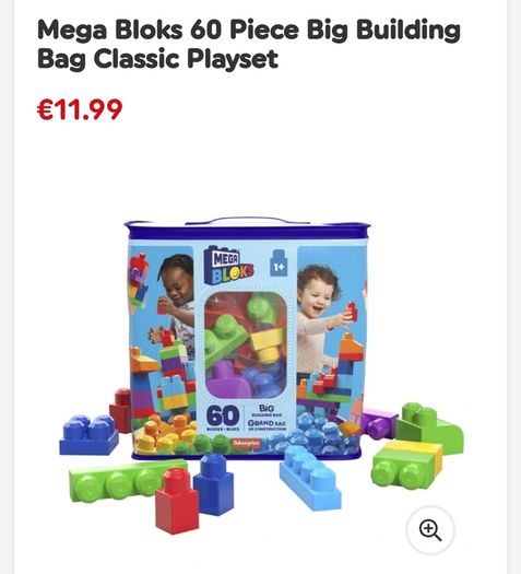 mega blocks table, blocks and car
