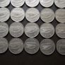 30 Irish 5 pence coins (1969-1982) Image 9