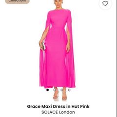 Solace London cape dress