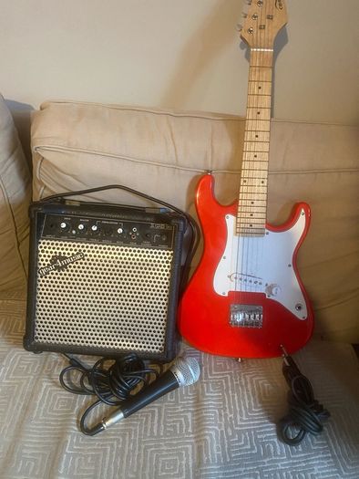 Kids electric Guitar and Amp