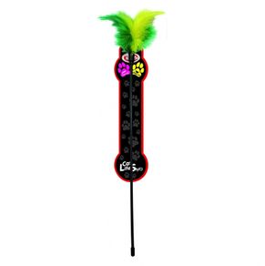 Pet Nova Cat Rod Feathers Toy