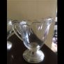Antique Silver Footed Sugar and Milk Bowls Image 3