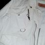 Original Levis Off-White Denim Jacket with Additional Zip and Pocket Detail Image 6