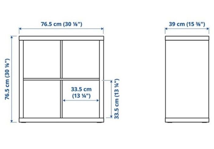 Kallax 4 cube unit