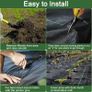 Ground Cover Weed Membrane Heavy Duty Landscape Ground Cover Membrane for Gardens (4m x 10m) Image 7