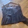 vintage y2k karen millen 100% silk feather sequin corset top uk 14 Image 4