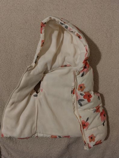 Fleece Lined Hooded Gilet Jacket