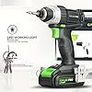 GALAX PRO Cordless Impact Driver 20V, Variable Speed (0-2800RPM),with LED Work Light, 6pcs Screwdriver Bits, 1.3Ah Battery and Charger Image 5