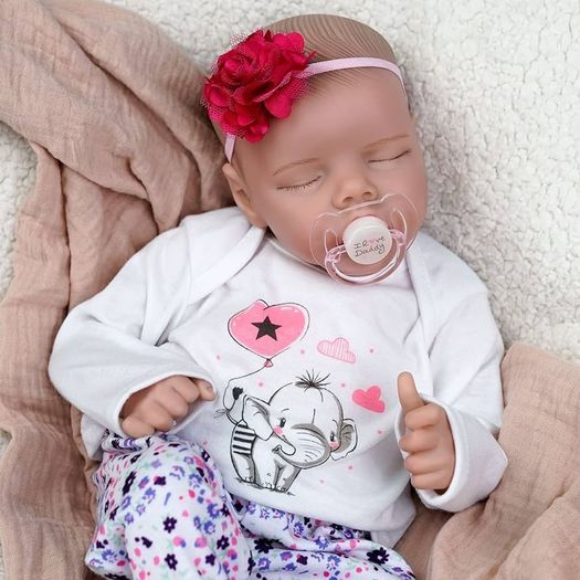 Reborn dolls - 17-Inch Handmade Realistic Baby Dolls Soft Cloth Body with Toy Accessories, Reborn Baby Dolls Like a Lifelike Baby (FREE SHIPPING)
