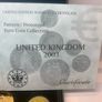 United Kingdom Scotland 2003 pattern prototype euro proof coin collection three graces gold plated Image 10