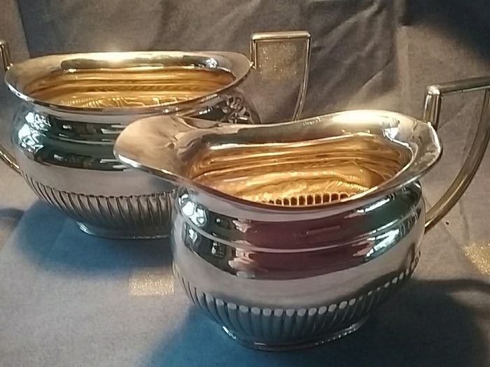 Three Piece Silver Plated EPNS Teaset