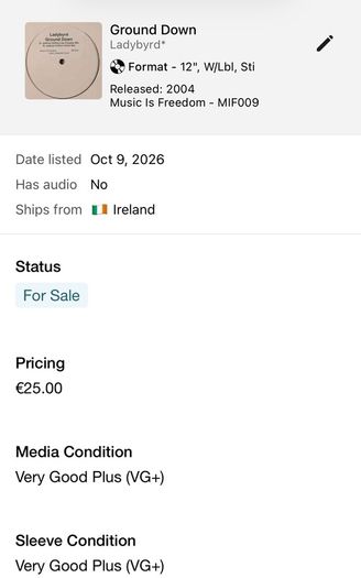 Tech House, deep house . 12" vinyl for sale