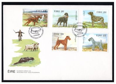 1983 Ireland Dogs Commemorative Stamps Post & Telegraph First Day Cover (FDC)