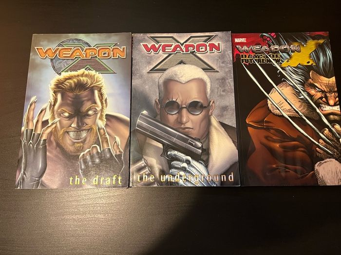 Assorted Marvel trade paperbacks