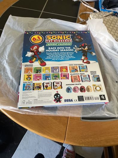 Sonic advent calendar