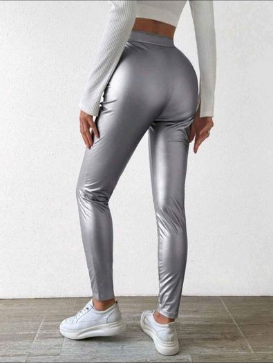 PRICE DROP Quick sale Silver leggings size S