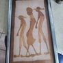 Vintage  African Art ON BOARD Image 6