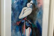 Original watercolour 29 x 39 cm (framed 48 x 58 cm) High quality light-resistant materials