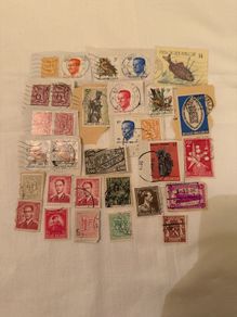 Belgium franc stamp collection