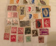 Belgium franc stamp collection