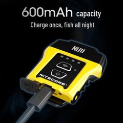 Nitecore NU11 Cap Light, intelligent LED torch for caps, 150 lumens