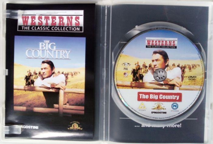 The Big Country [1958] Gregory Peck, Jean Simmons, Charlton Heston, Burl Ives [1xDVD Movie]