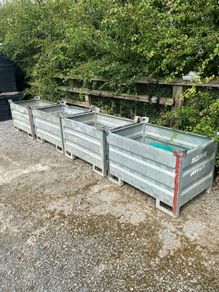 4 x Doka Heavy Duty Galvanised Boxs
