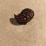 Metal Bean sheaped small trinket box with lid Image 6