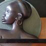 Karl Hagenauer brass bust of an African woman Image 6