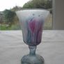 Italian Frosted Drip pattern Glass Decanter & Liquor Glasses Image 5