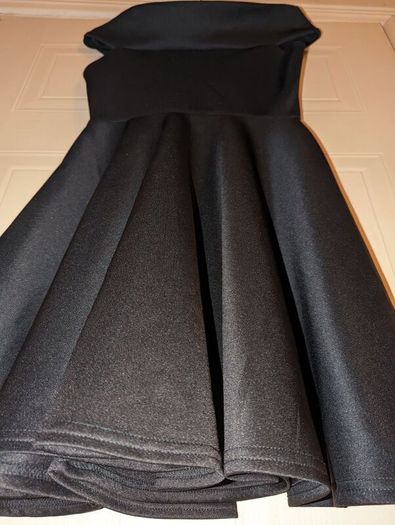amazing off shoulder skater dress from Boohoo