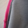 Nike hoodie grey with pink Image 4